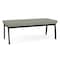 Lesro Newport 2 Seat Bench, 45 in W 21 in L 18.5 in H NP2001 - alternate 2